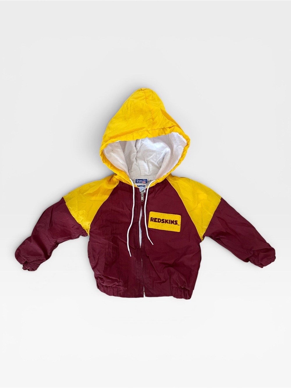 VTG 90s Team NFL Babyfair Washington Redskins Windbreaker Jacket 18M Paper Tag